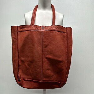 Harbour 2nd Second Elbe Leather Suede Tote Bag Large Purse in Garnet Red
